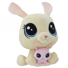 Littlest Pet Shop Stuffed Figure Pairs - Vanilla Velvetears and Bijou Velvetears
