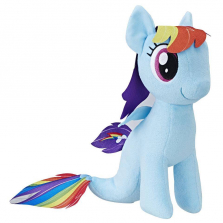 My Little Pony The Movie Sea Pony 10-inch Stuffed Figure - Rainbow Dash