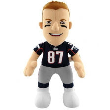 Bleacher Creatures NFL Player 10 inch Plush Doll - New England Patriots Rob Gronkowski