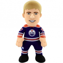 Bleacher Creature NHL Edmonton Oilers 10 inch Stuffed Figure - Connor McDavid Blue Uniform