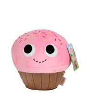 Kidrobot Yummy World Medium Stuffed Figure - Pink Cupcake "Sprinkles"
