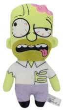 NECA Kidrobot Simpsons 8 inch Phunny Plush - Zombie Homer