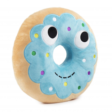 Kidrobot Yummy World 15 inch Blue Donut "Yummy"