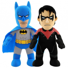 Bleacher Creatures DC Universe 10 inch Stuffed Figure - Batman and Nightwing