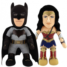 Bleacher Creatures Batman v Superman Dynamic Duo 10 inch Stuffed Figures - Wonder Woman and Batman