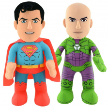 Bleacher Creature DC Universe Dynamic Duo 10 inch Stuffed Figure - Superman and Lex Luthor