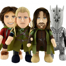 Bleacher Creature Lord of the Rings 10 inch Stuffed Figure - Aragorn, Frodo, Legolas, Sauron