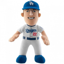 Bleacher Creature MLB Los Angeles Dodgers 10 inch Stuffed Figure - Clayton Kershaw