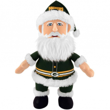 Bleacher Creature NFL Green Bay Packers 10 inch Stuffed Mascot - Santa