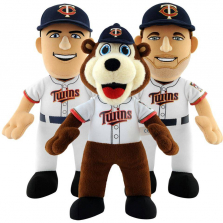 Bleacher Creature Minnesota Twins 10 inch 3 Pack Stuffed Figure - Mauer, Dozier and TC Bear