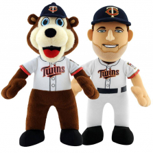Bleacher Creature Minnesota Twins 10 inch 2 Pack Stuffed Figure - TC Bear and Dozier
