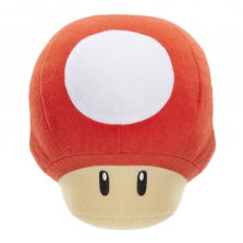 Super Mario Mix Stuffed Figure with Sounds - 1 Up Mushroom