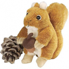 6 inch Red Squirrel with Sound