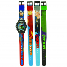 Marvel Avengers Boys LCD Interchangeable Strap Watch