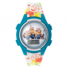Minions Digital Watch with White Strap