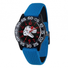Red Balloon Boy's Black Plastic T-Rex Watch with Blue Nylon Strap