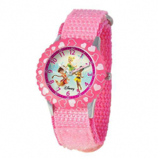 Disney Kid's Fairies Stainless Steel Time Teacher Watch