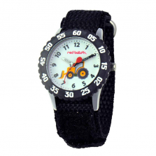 Red Balloon Construction Site Stainless Steel Time Teacher Watch