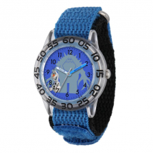 Disney Frozen Olaf Plastic Case with Blue Nylon Strap Watch