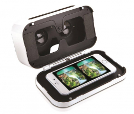 Sharper Image Smartphone 360 Degree Virtual Reality Headset - White