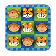Stephen Joseph Magnetic Tic Tac Toe Set - Zoo