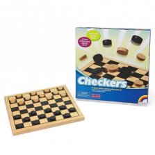 Wooden Checkers