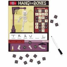 T.S. Shure HangEm Bones Wooden Magnetic Hangman Game