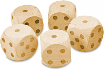 Tactic Games Big Classic Wooden Dice Game