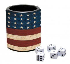 LANG Grand Old Flag Dice Cup