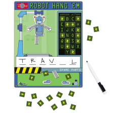 T.S. Shure HangEm Robot Wooden Magnetic Hangman Game