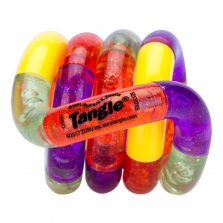 Zuru Tangle Junior Series 1 Classic Fidget Toy - Yellow/Red/Purple/Green