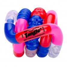 Zuru Tangle Junior Series 1 Classic Fidget Toy - Red/Pink/Blue