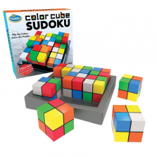 ThinkFun Color Cube 3D Sudoku Puzzle Game