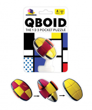 Brainwright Qboid 1-2-3 Pocket Puzzle and Brainteaser Game