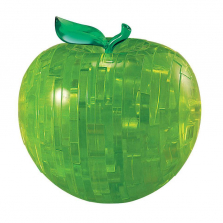 3D Crystal Puzzle - Green Apple - 44-Pieces