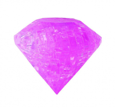 3D Crystal Puzzle Series - Pink Diamond
