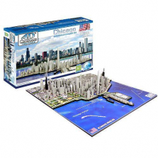 4D Skyline Time Puzzle - Chicago