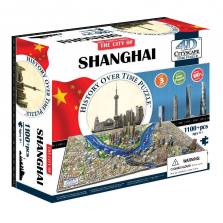 4D Cityscape Time Puzzle - Shanghai, China