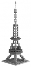 CubicFun Eiffel Tower Building Blocks - 280 Pieces