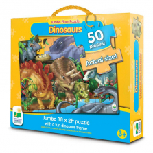 The Learning Journey Dinosaurs Jumbo Floor Jigsaw Puzzle - 50-piece