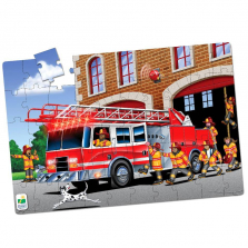 Jumbo Floor Puzzles - Fire Engine Rescue