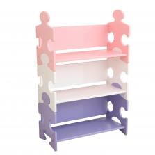 KidKraft Puzzle Bookshelf - Pastel