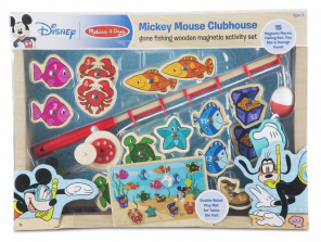 Melissa & Doug Mickey Mouse Clubhouse Gone Fishing Wooden Magnetic Activity Set