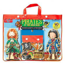 T.S. Shure Pirates of the High Seas Wooden Magnetic Action Heroes