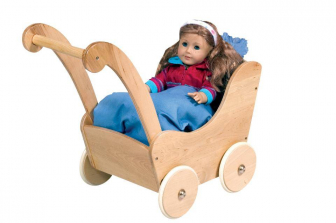 Guidecraft Baby Doll Buggy - Espresso