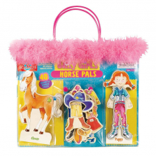 T.S. Shure Daisy Girls Horse Pals Wooden Magnetic Dress-Up Set