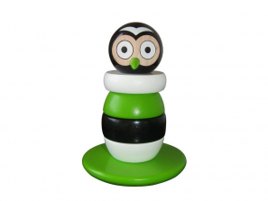 Magnetic Wooden Stacking Owl