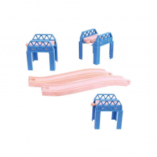 Bigjigs Toys Wooden Construction Support 5 Piece Set