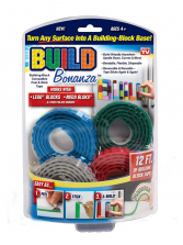 Build Bonanza Flexible Peel and Stick Tape Building Block - Red, Blue, Grey, Green