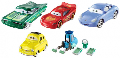 Disney Pixar Cars Radiator Springs Cleanup - 5 Pack